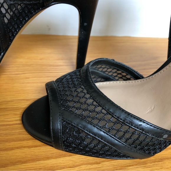 SAKS FIFTH AVENUE WOMENS SHOES SIZE 7 M GENUINE LEATHER 4" HEELS, BLACK, ZIPPER - Picture 6 of 12